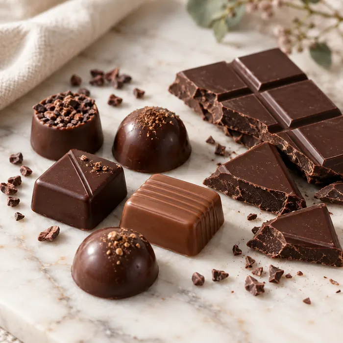 Chocolats et tablettes maison