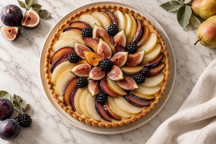 Tarte aux fruits de saison